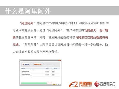 阿里阿外平臺介紹 企業網站設計的專業之道